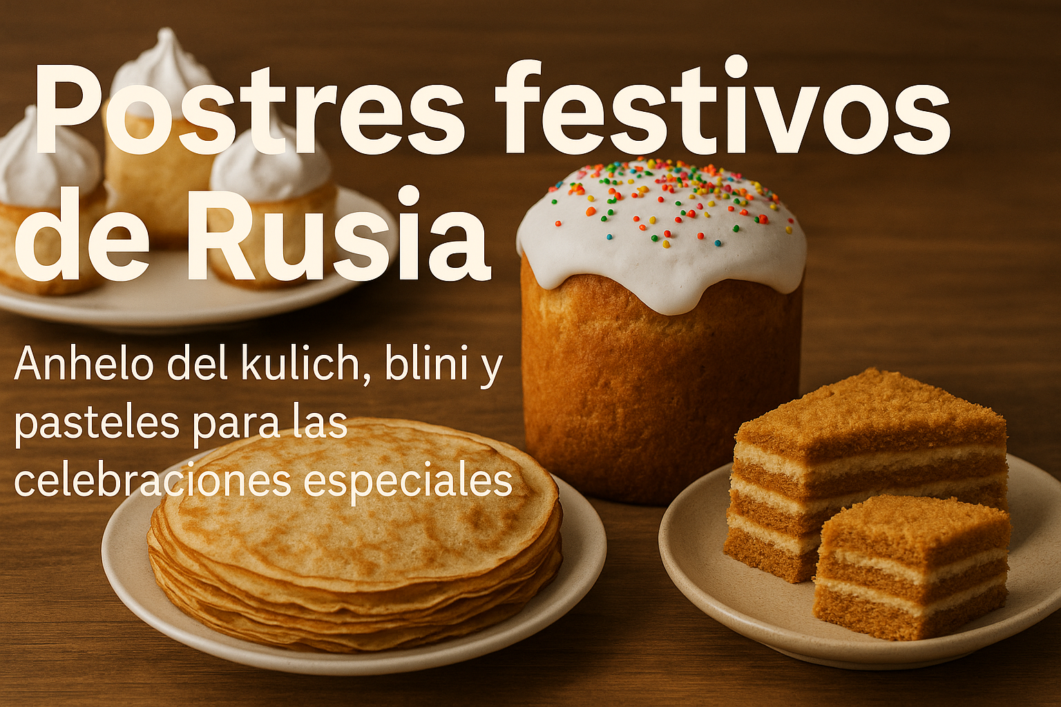Los postres festivos de Rusia: de la Navidad al Año Nuevo