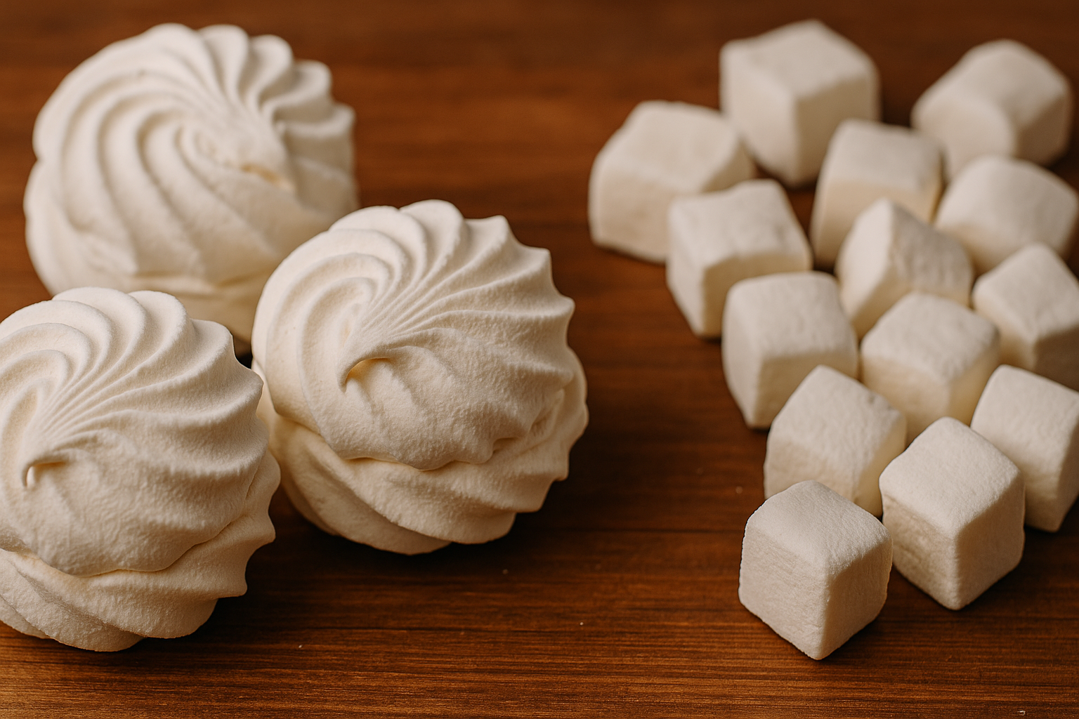 Zefir vs Malvavisco: dos dulces parecidos, pero con almas distintas